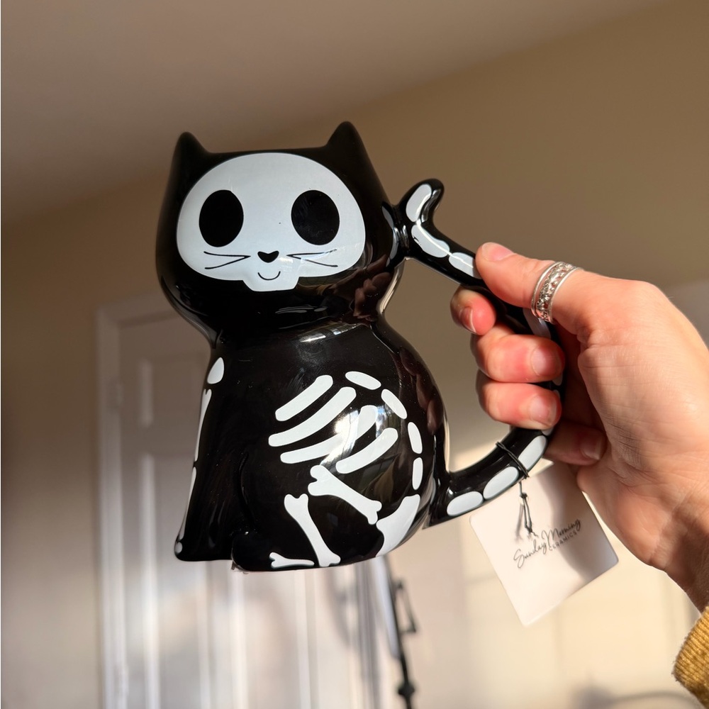 Black Veterinarian/ X-ray Tech Cat Mug